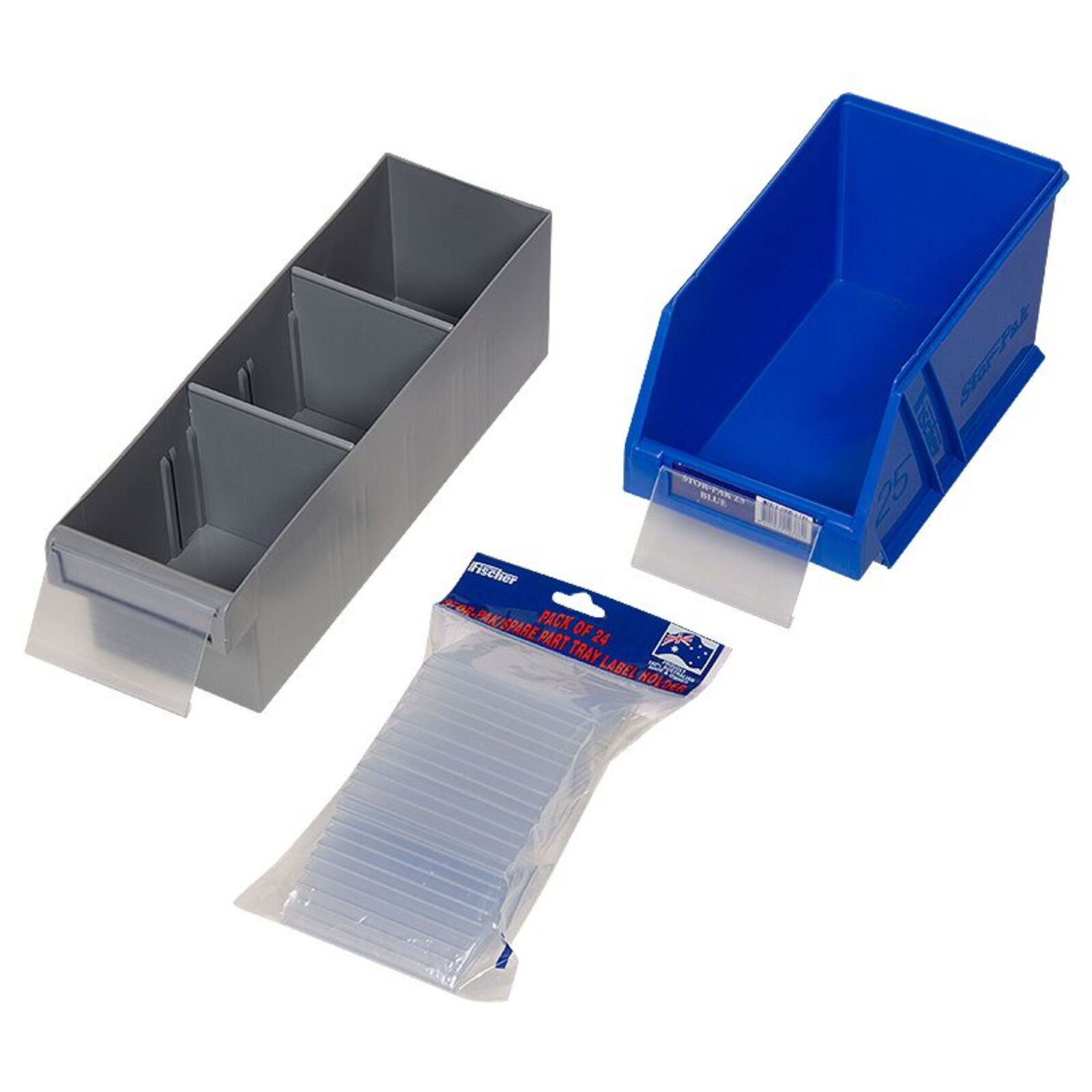 Stor-Pak/Spare Parts Tray Label Holder (24/Pack)