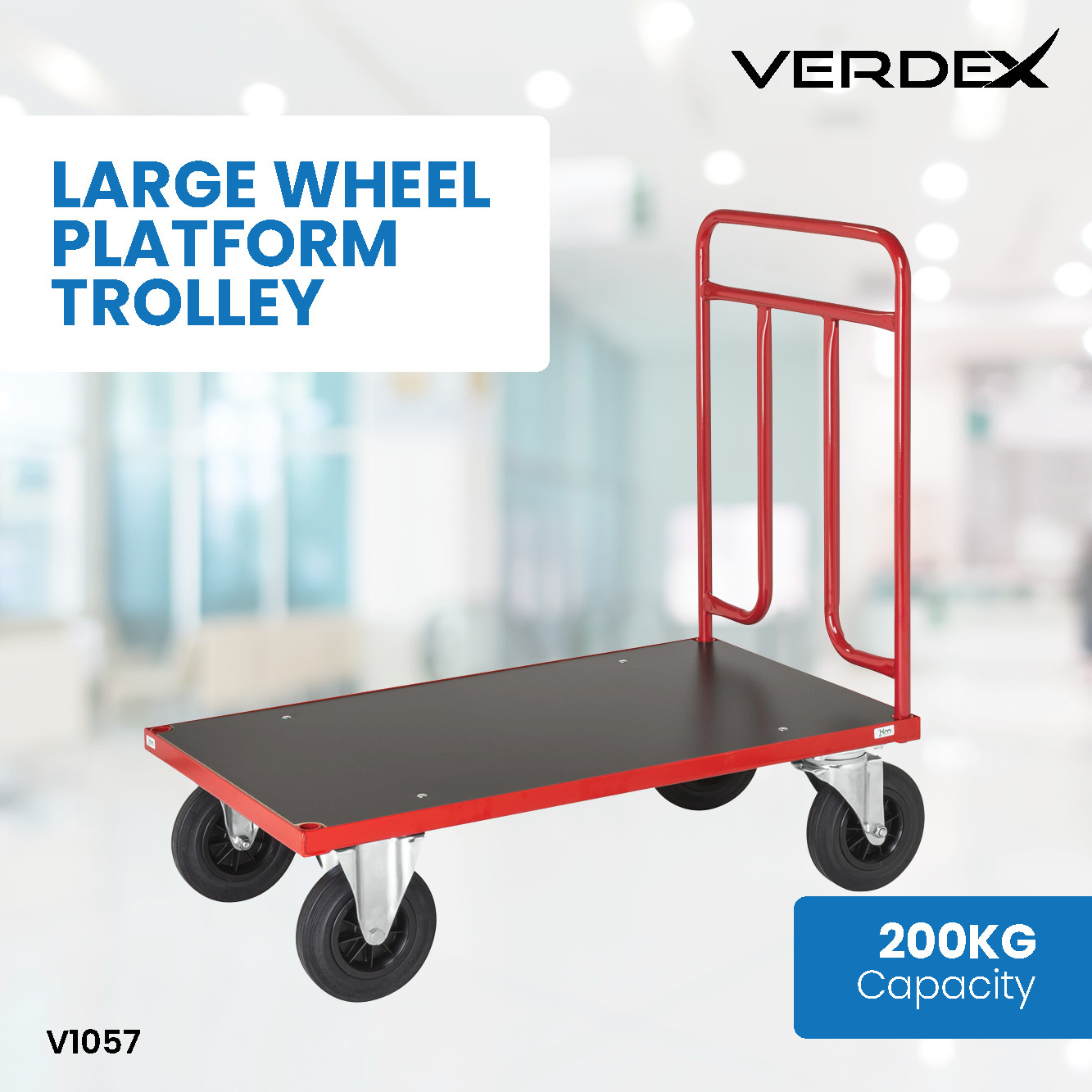 Large Wheel Platform Trolley