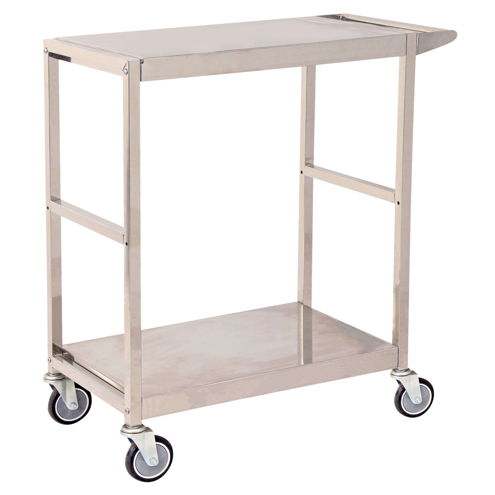 2 Tier Stainless Steel Trolley
