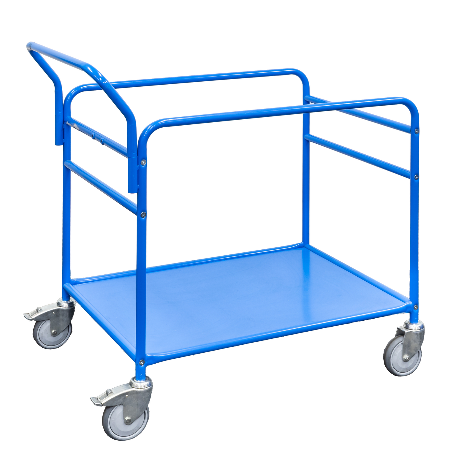 Double Tub Order Picking Trolley (Plastic tubs sold seperately)
