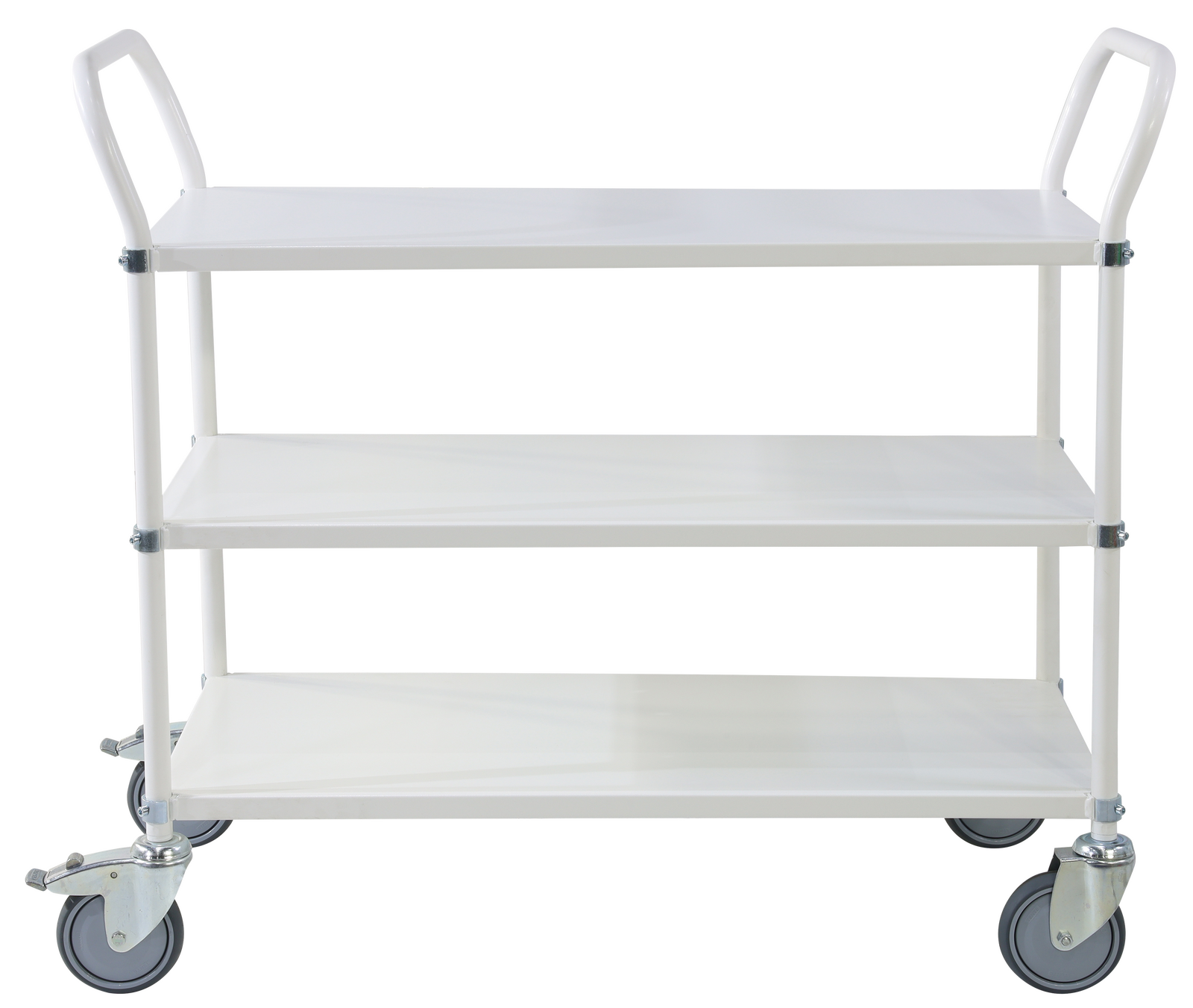 3 Tier Multi Shelf Trolley - White