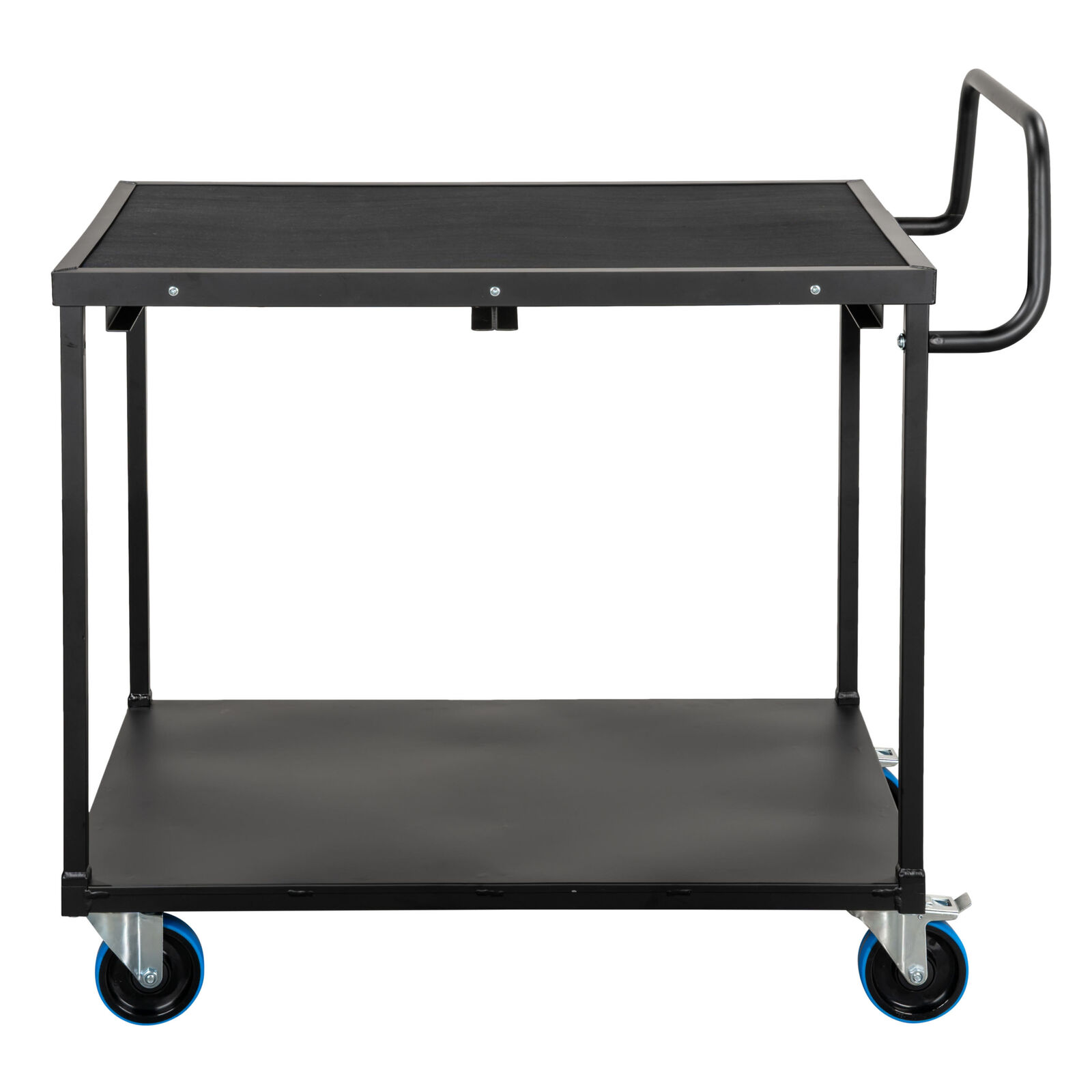 2 Tier Aluminum Trolley (with Undershelf Rail)