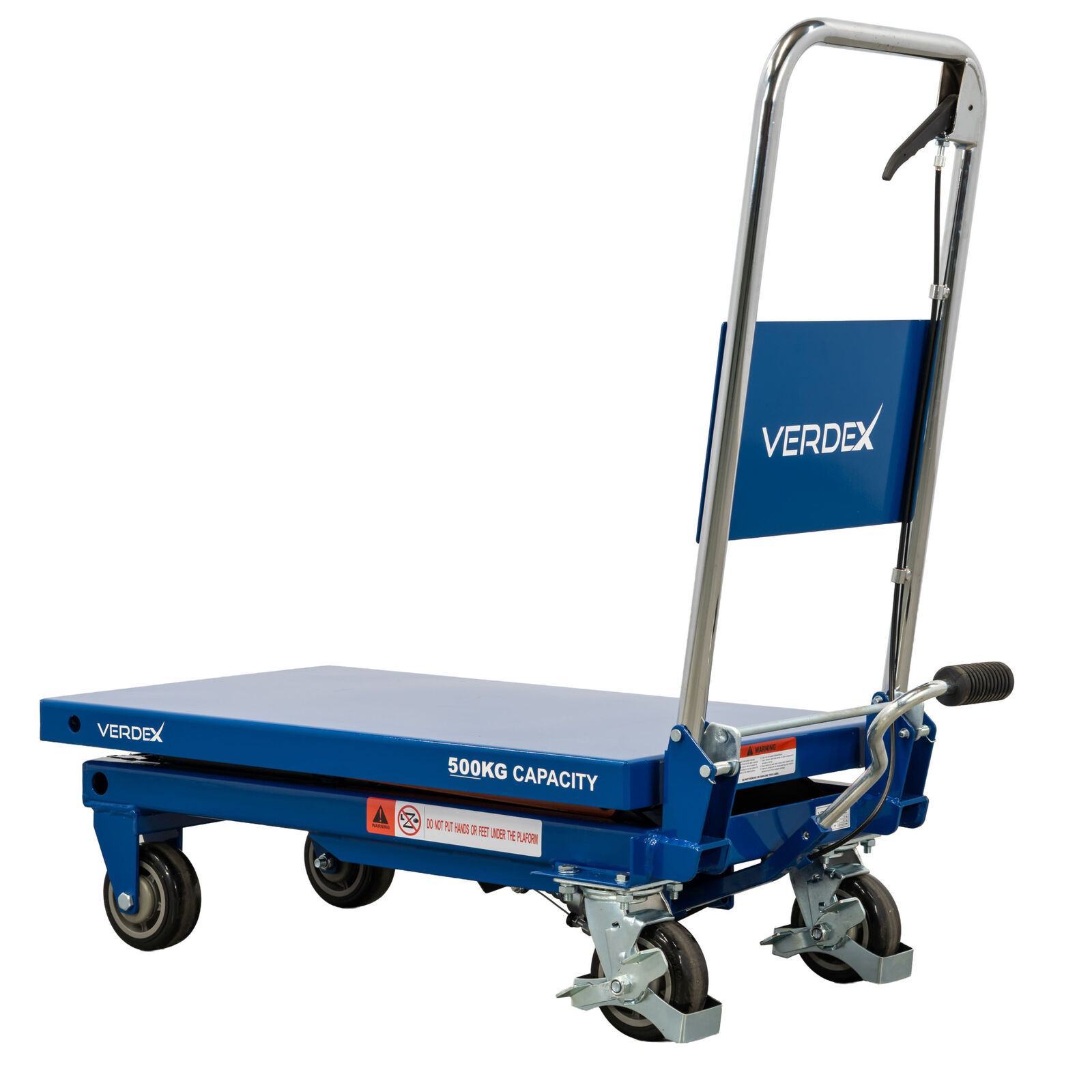 Scissor Lift Trolley 850x500mm (500kg capacity) - Single Scissor