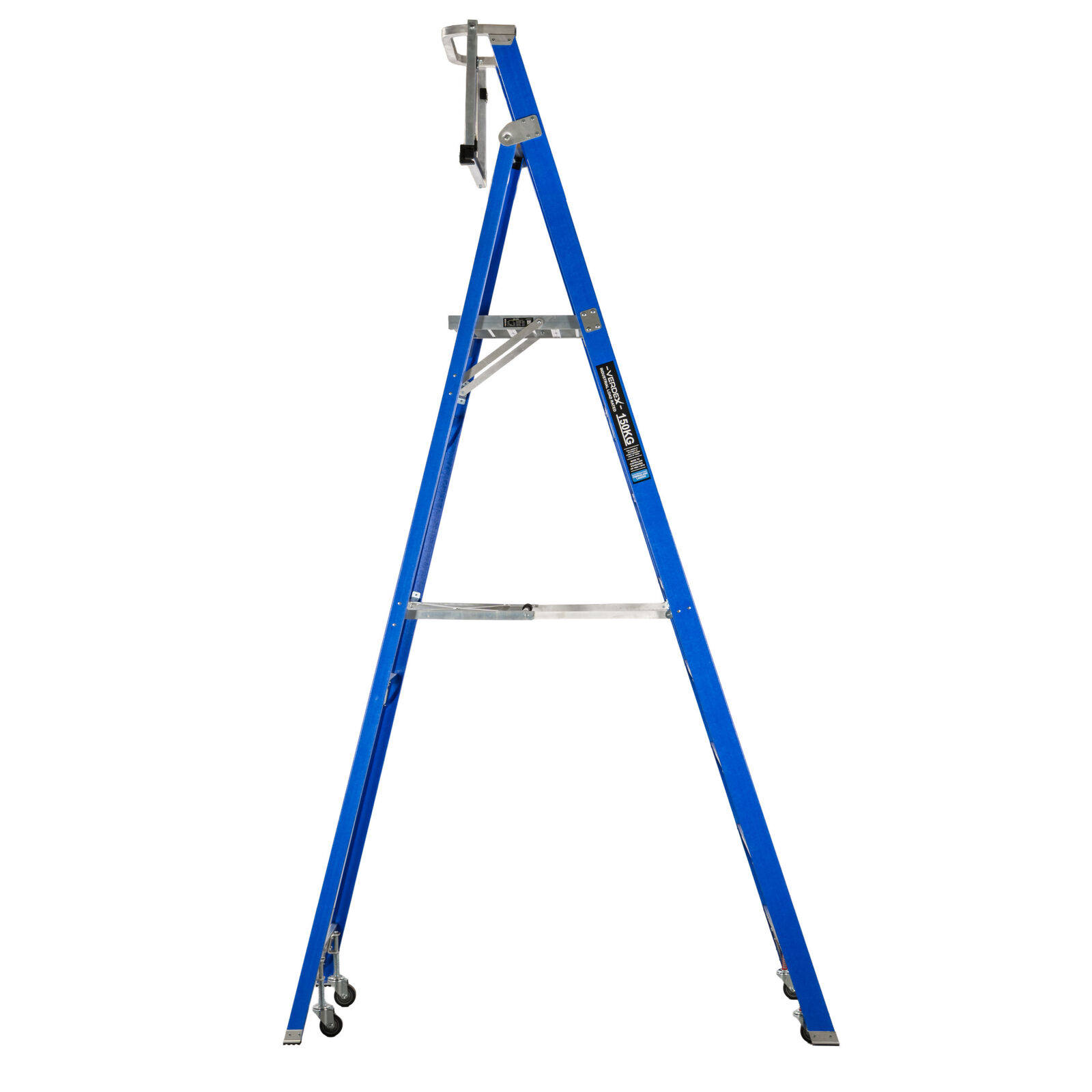 Fibreglass Industrial Platform Ladder - 8 Step (2320mm platform height)