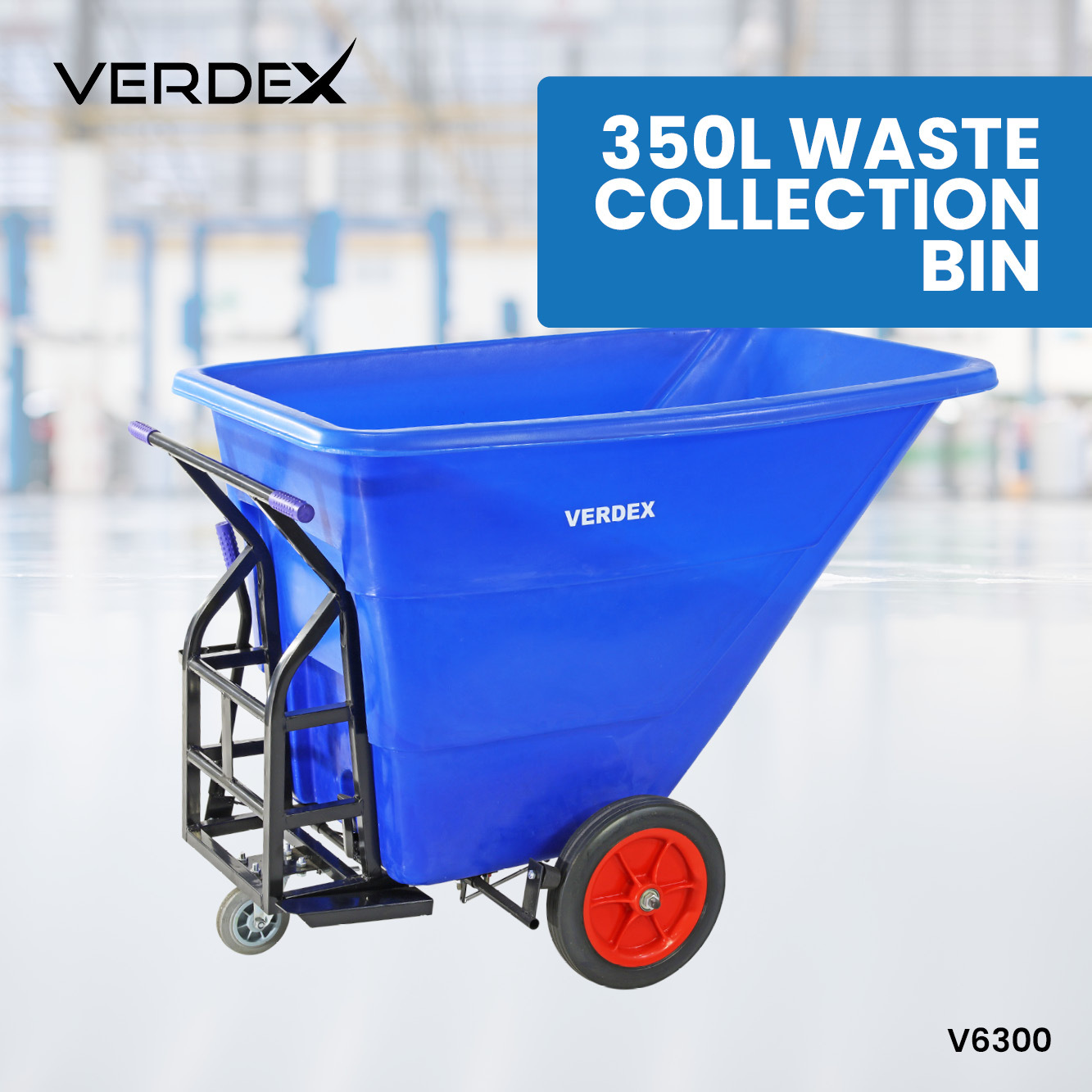 350L Waste Collection Trolley 