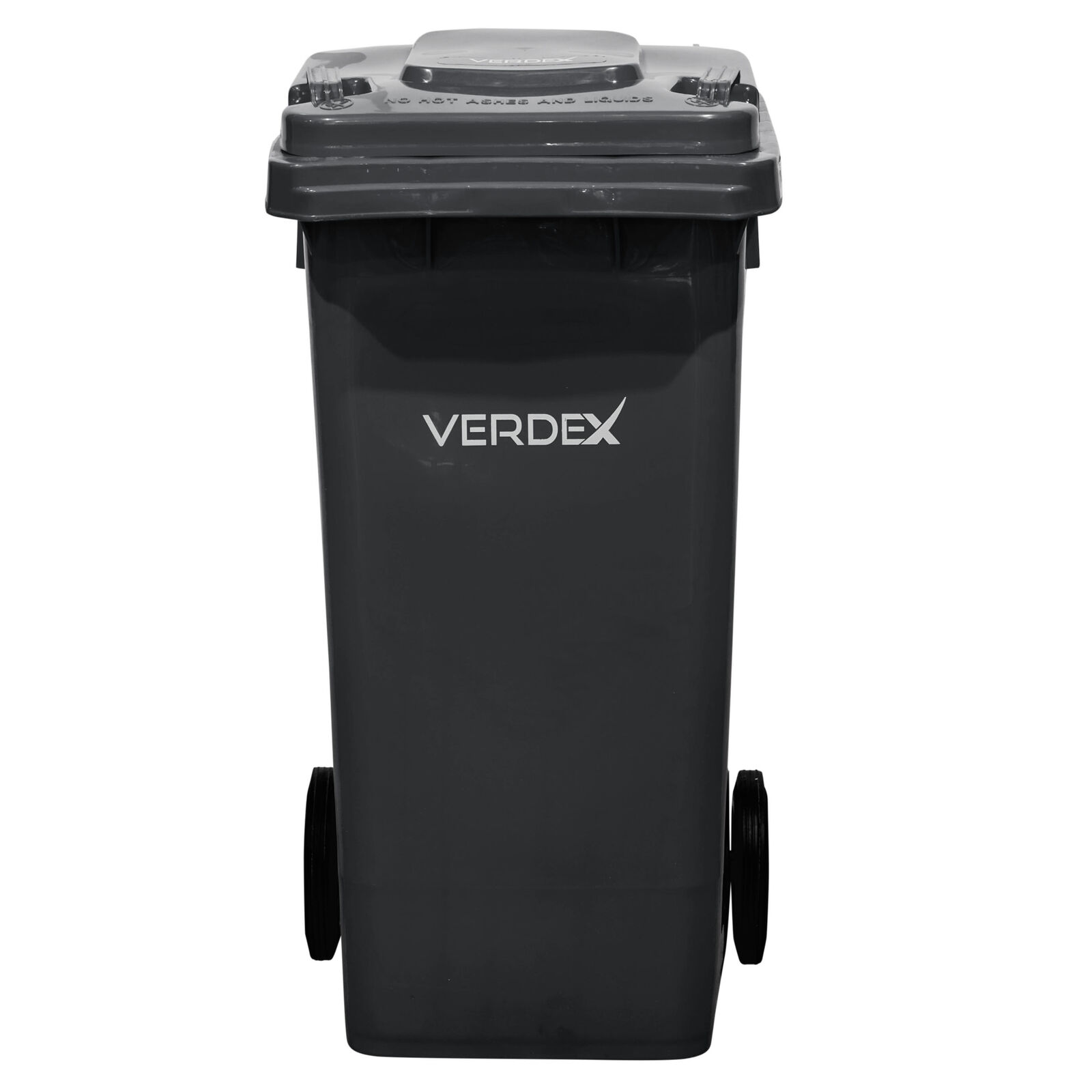 Plastic Wheelie Bin 120 Litre- Grey (480x550x940mm - WxDxH)