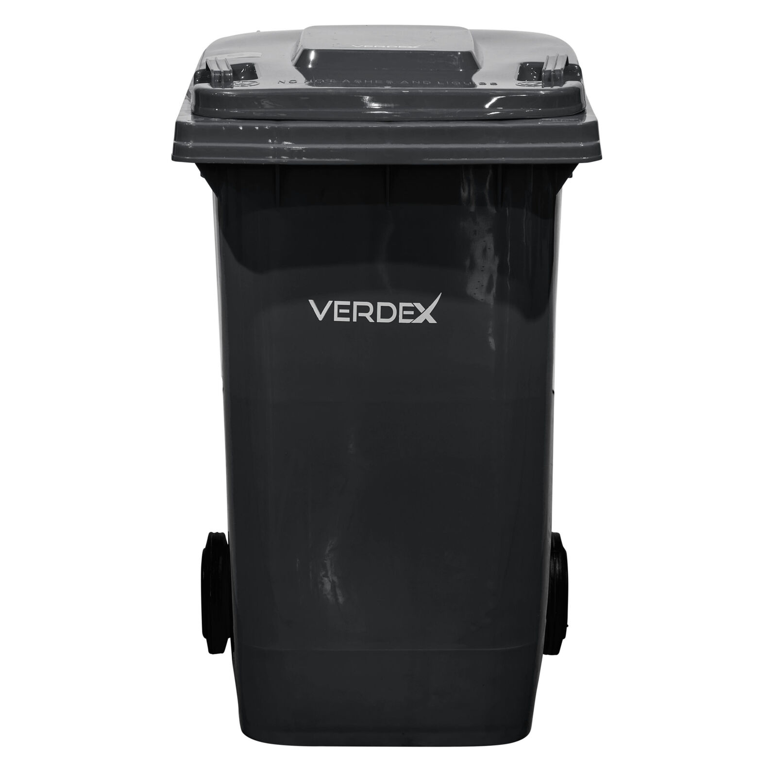 Plastic Wheelie Bin 240 Litre Grey (580x730x1080mm - WxDxH)