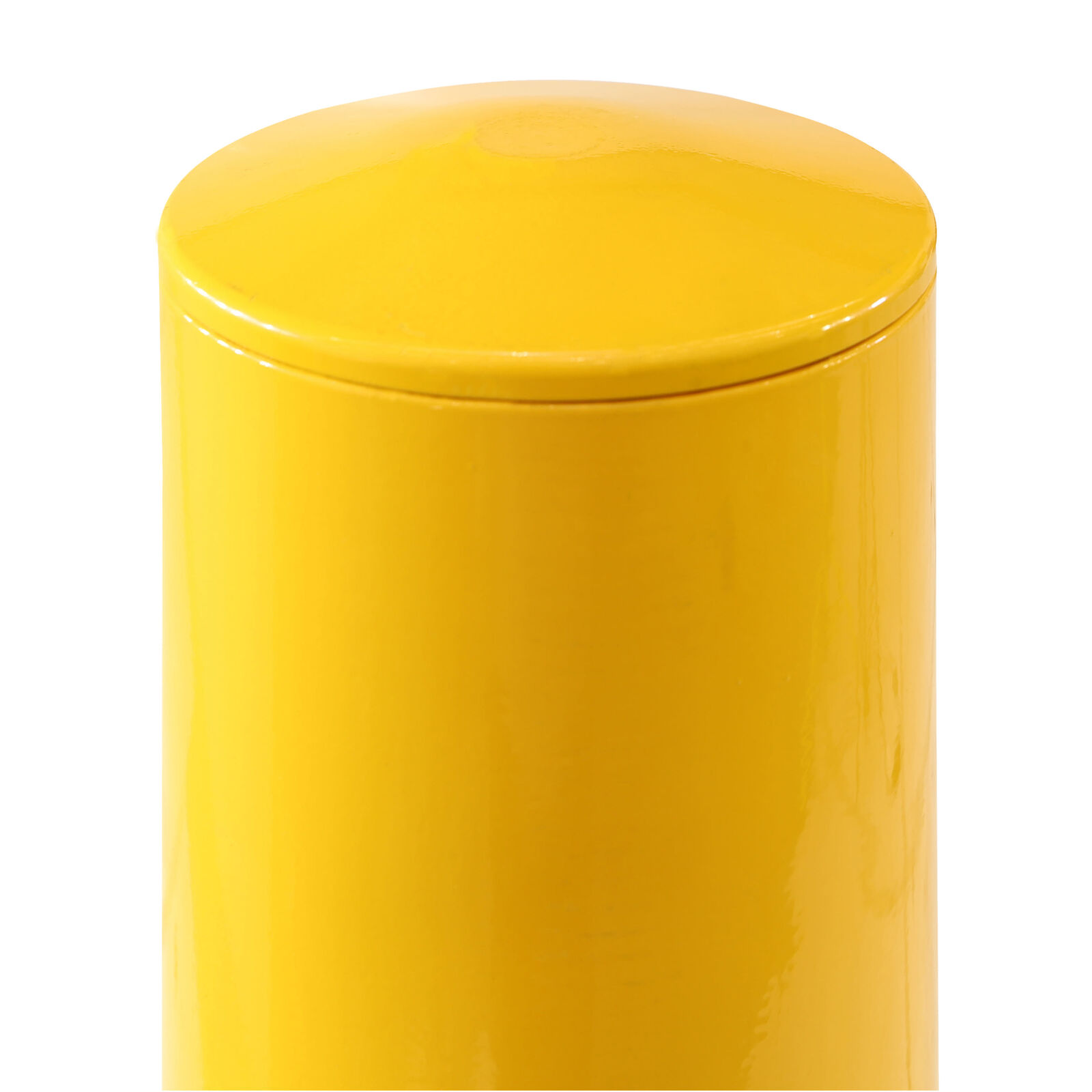 Powdercoated Yellow Bollard 165x1200mm (DxH)