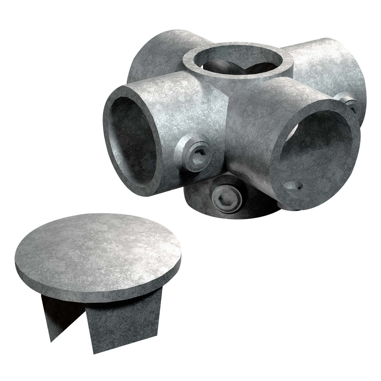 4 Way Center Cross Coupling Set (sold as a pair of 2)