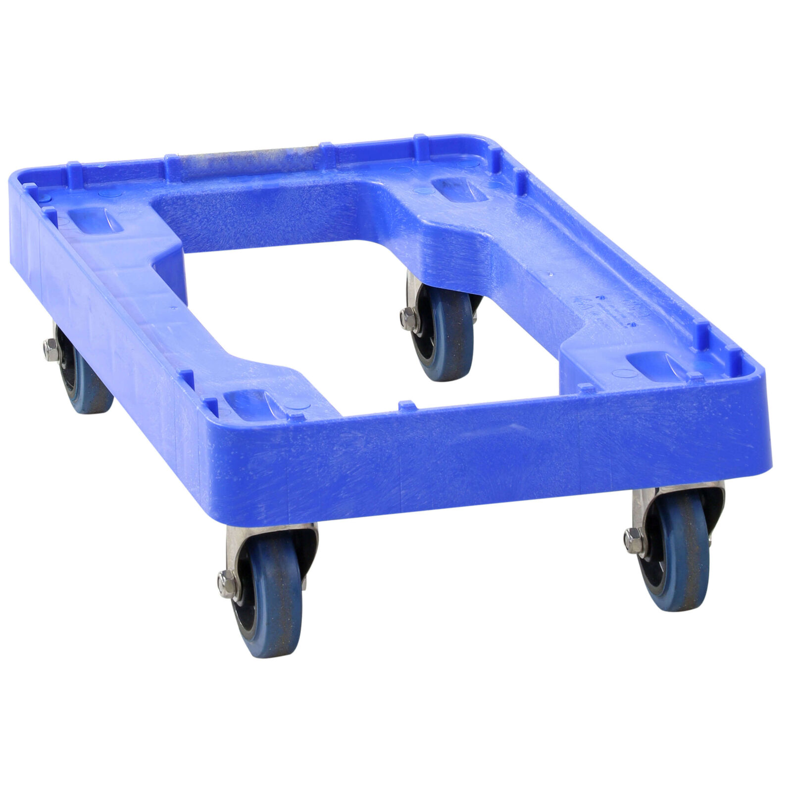 Enviro Dollie (615x405x190mm LxWxH) - with stainless steel castors (Blue Colour Frame)