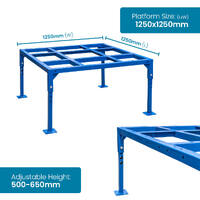 Heavy Duty Pallet Stand (with Tall Adjustable Legs)
