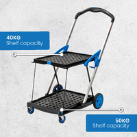 V-Cart Folding Plastic and Aluminium Trolley