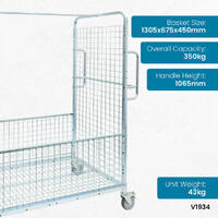 1910 Series - Cage Trolley with Basket