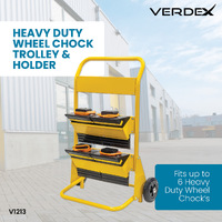 Heavy Duty Wheel Chock Trolley & Holder
