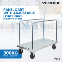 Panel Cart with Adjustable Load Bars (Pneumatic Castors)