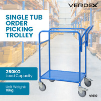 Single Tub Order Picking Trolley