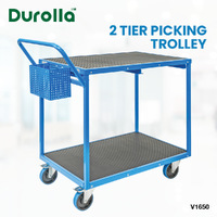 2 Tier Picking Platform Trolley