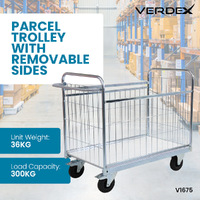 Parcel Trolley With Removable Side