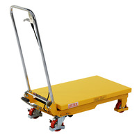 Scissor Lift Trolley 450x700mm (150kg capacity) - Single Scissor