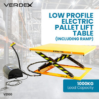 Low Profile Electric Pallet Lift Tables