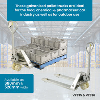 2000kg Galvanised Pallet Trucks