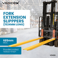 Fork Extension Slippers / Tines - Powdercoated