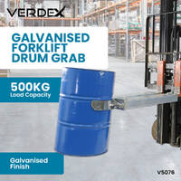 Galvanised Forklift Drum Grab