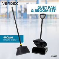 Large Dustpan and Broom Set