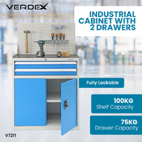 Industrial Cabinet With 2 Drawers