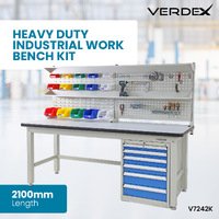Heavy Duty Industrial Work Bench Kit 2100mm long