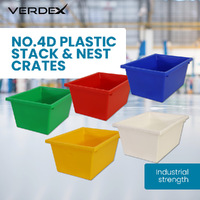 No. 4D Plastic Stack & Nest Crates