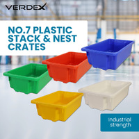 No. 7 Bins Plastic Stack & Nest Crates