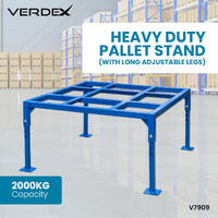 Heavy Duty Pallet Stand (with Tall Adjustable Legs)