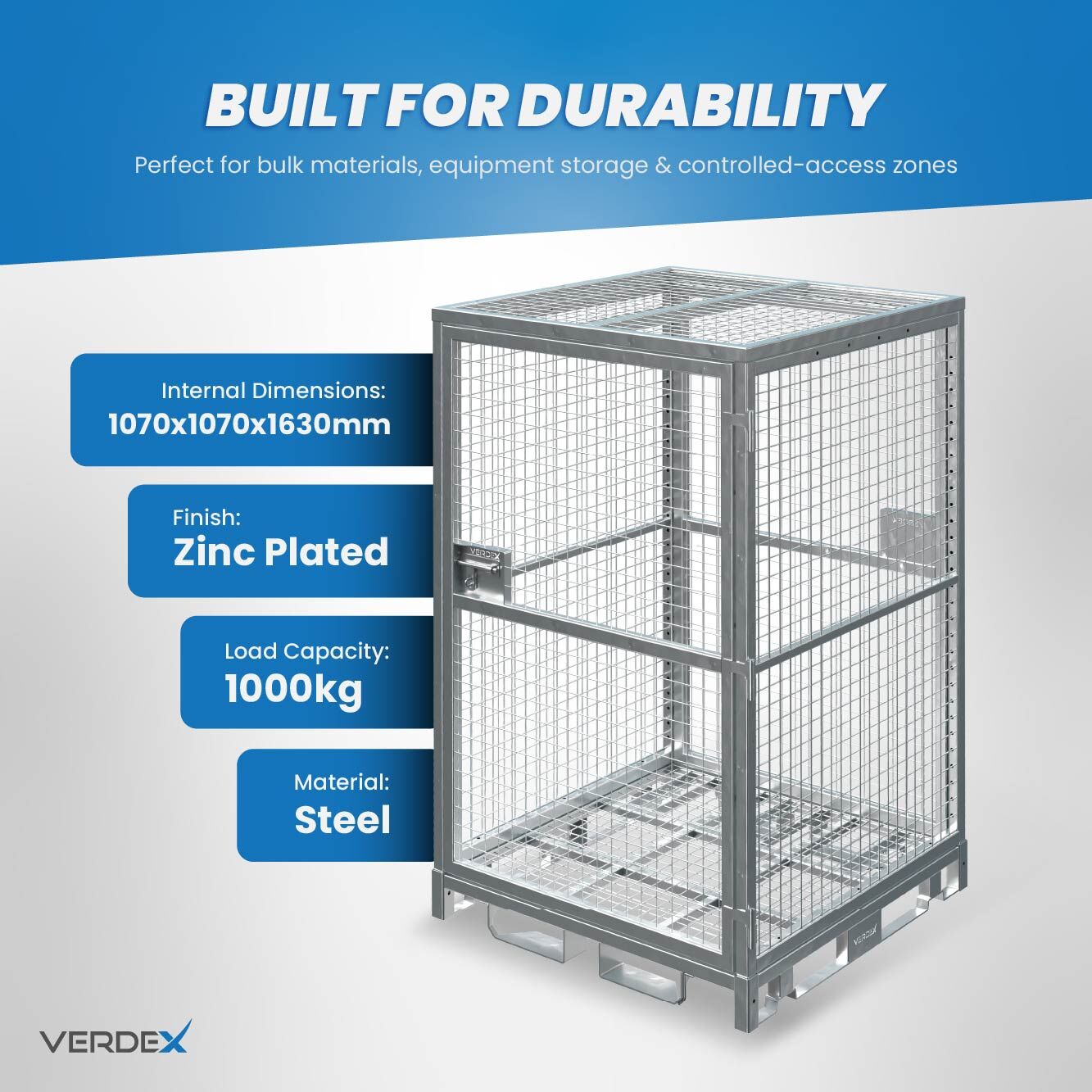Configurable Full Height Lockable Cage
