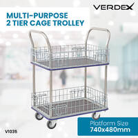 Multi Purpose 2 Tier Cage Trolleys