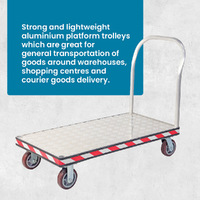Heavy Duty Aluminium Platform Trolleys