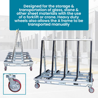  A-Frame Trolley for Glass 