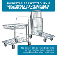 Nestable Basket Trolley
