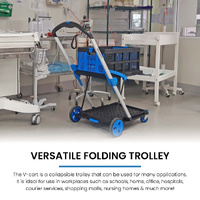 V-Cart Folding Plastic and Aluminium Trolley