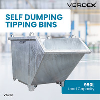 Self Dumping 1500kg Capacity Tipping Bins