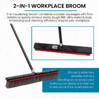 Industrial Broom with Squeegee