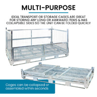 Double Width Storage Transport Cage