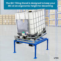 IBC Tilting Stand (with Tall Adjustable Legs)
