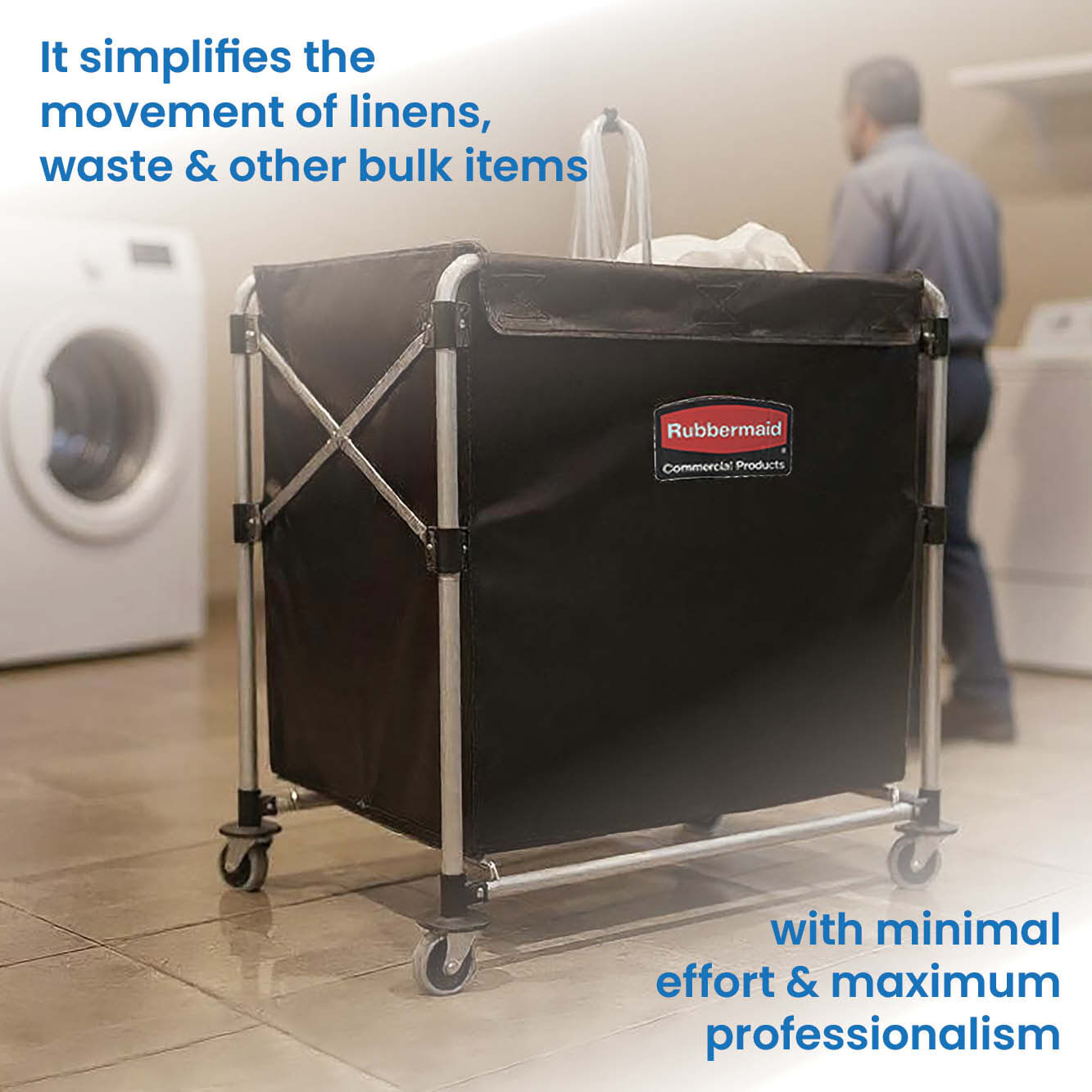 Rubbermaid Collapsible X-Cart - 300L