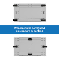 Panel Cart with Adjustable Load Bars (Pneumatic Castors)