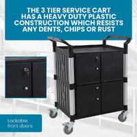 3 Tier Service Cart