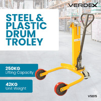 Steel & Plastic Drum Trolley