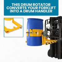 Forklift Geared Drum Rotator