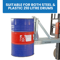 Galvanised Parrot Beak Drum Lifter  (Single)
