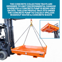 Concrete Collection Tray - 0.5 cubic metres